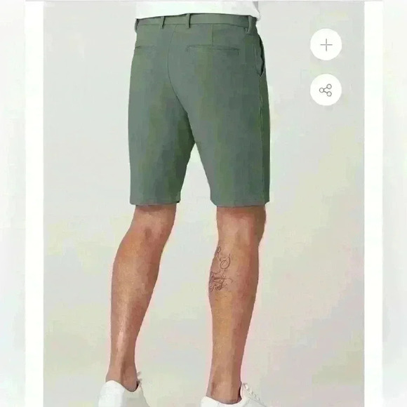 Swet Tailor Men’s The Everyday Chino Short Olive Green - Picture 3 of 10